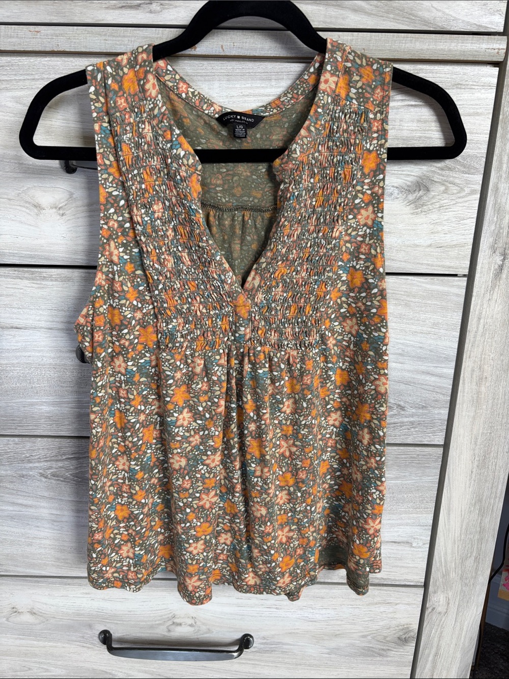 Lucky brand tank sleeveless blouse